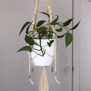 5/$25! Handmade macrame plant hanging